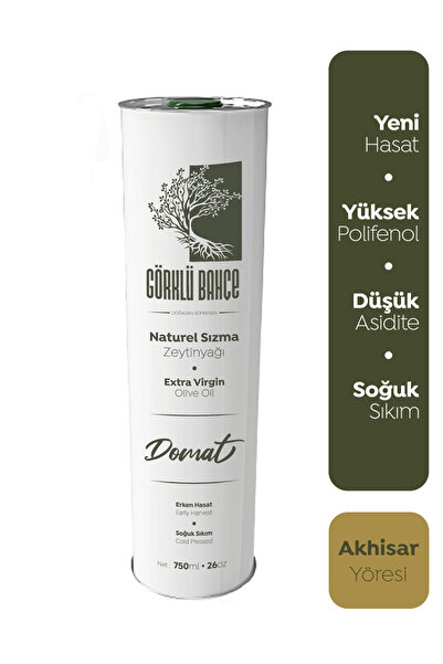Görklü Bahçe ZEYTİNYAĞI Natürel Soğuk Sıkım - Domat Cinsi - 750ml
