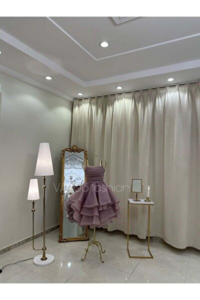 vanus fashion فستان سهرة ميدي ( 7 الوان ) 3981