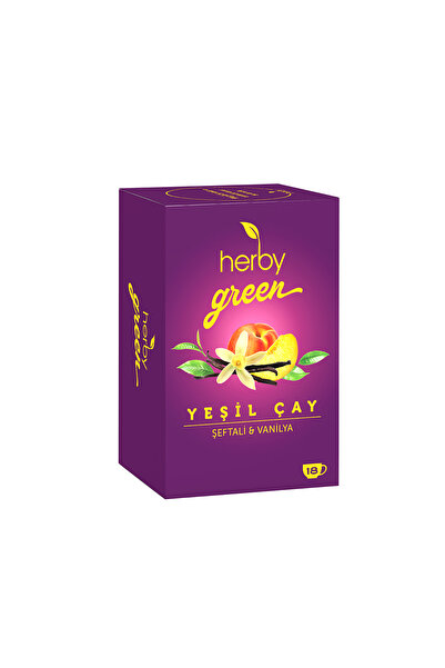 Herby Yeşil Çay Şeftali Ve Vanilya X 3 Adet