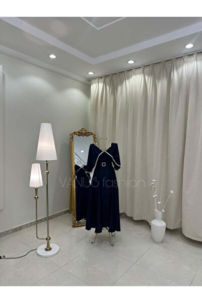 vanus fashion فستان سهرة ميدي ( 8 الوان ) 3939