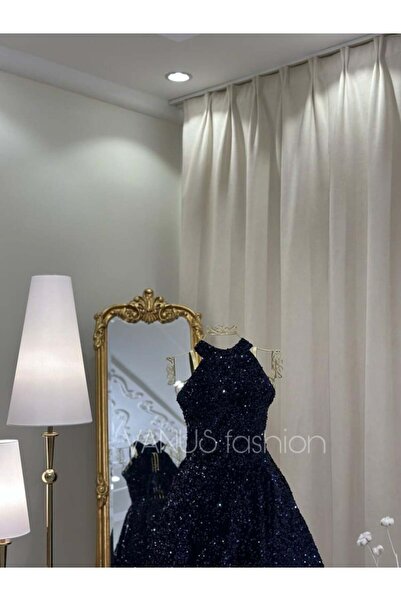 vanus fashion فستان سهرة ميدي ترتر 3979