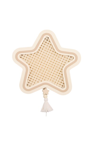 Linvia Kids Yıldız - Çocuk Ahşap LED Gece Lambası