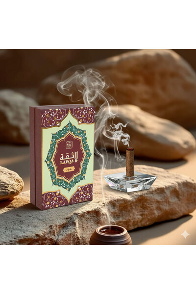 Naseem أعواد بخور عود لايكا - 50 جرام برائحة العود والعنبر للمنزل والمكتب، للتأمل