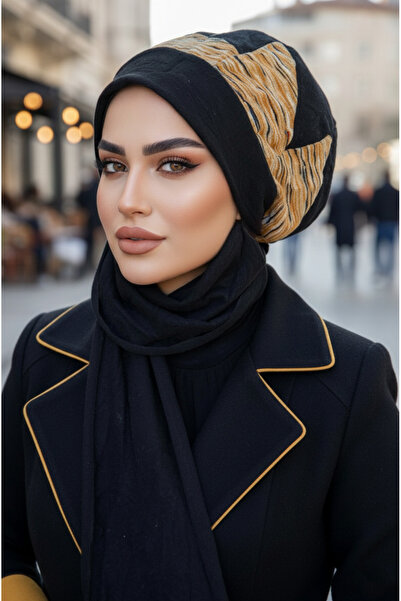 Aişe tesettür Зумрут Беж Гарніл Тесеттур Бере