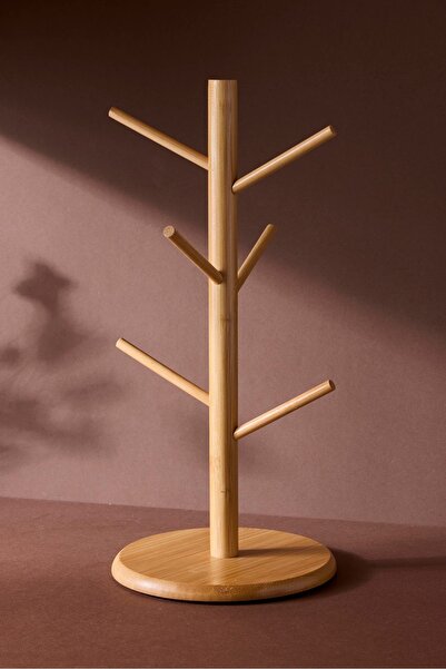 Perotti Bamboo Yuvarlak Bardak Askılığı