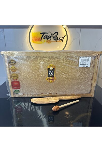 TANBAL Organik yayla petekli bal 2.9kg (gurme az polenli )1 adet çerçeve