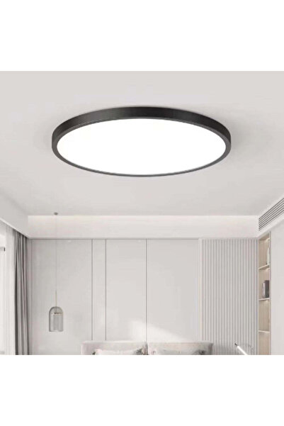 ALC-Shop Plafoniera LED SOLIS 47cm 48W Lumina Rece Negru