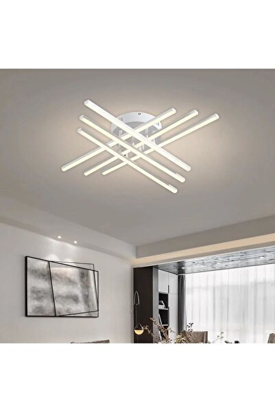 ALC-Shop Lustra LED GIO, 82W, Lumina Rece/Clada/Neutra, Alb