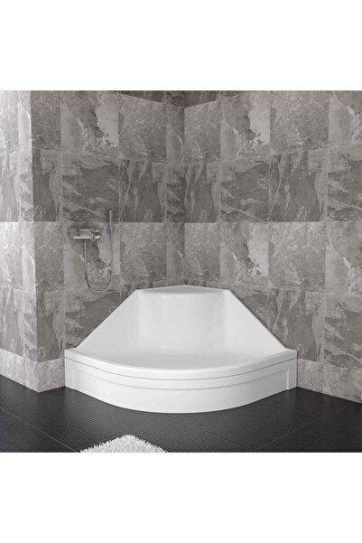 Sırduş 90x90x22 Oval Yüksek Oturmalı Panelli Duş Teknesi