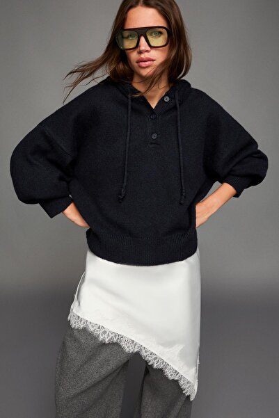 Bershka Hooded sweatshirt