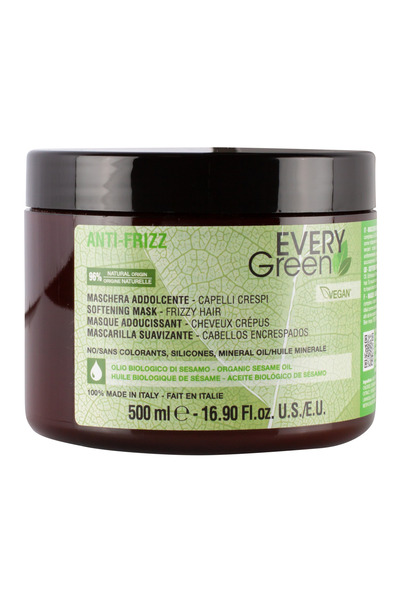 EveryGreen Ev Anti-Frizz and Anti-Electricity Anti-Frizz Hair Mask - for Frizzy Hair 500 ml