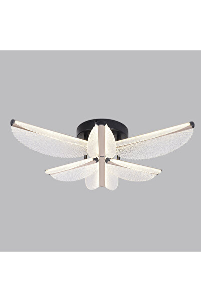 ALC-Shop Lustra LED cu Telecomanda TULLIO 68W, 6 Petale, lumina Rece/Calda/Ne...