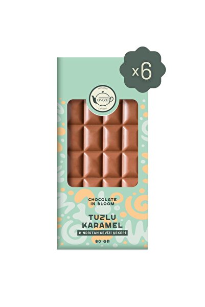 Ginger İstanbul Tuzlu Karamel Tablet Çikolata Seti 80 gr