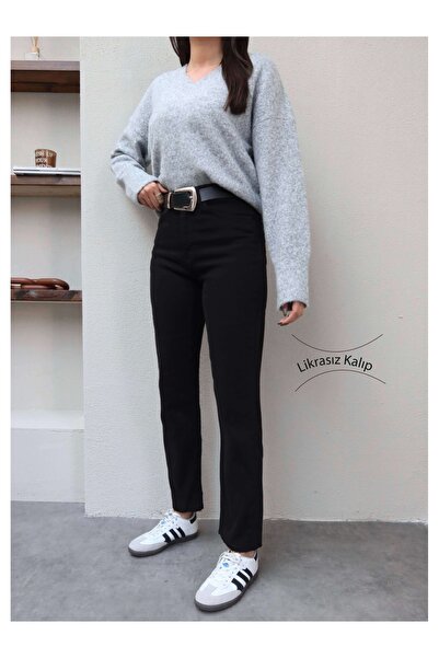 ESRAHELVACI Blugi negri Orj decupați