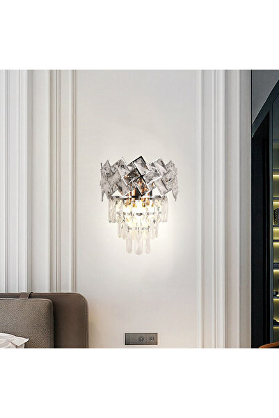 ALC-Shop Επιτοίχιο φωτιστικό WINDSOR Crystal, 2x E14, Λαμπερό Χρώμιο