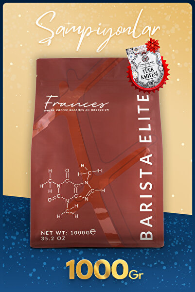FRANCES %100 Arabica Barista Elite Espresso Kahve| 1000g | Yoğun Gövdeli Harman | Barista Kalitesinde
