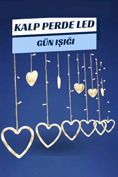 Kenko Kalpli Perde Led Dekoratif Işıklı Saçaklı Animasyonlu Süs Işık Modlu Fi...