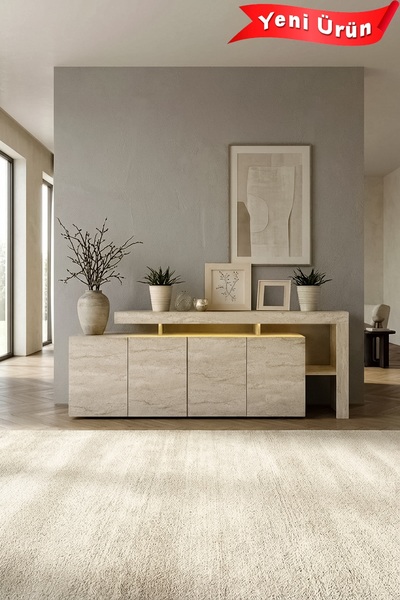 Platinreyon LUMA LEDLİ KONSOL TRAVERTEN