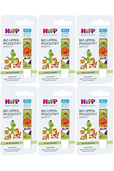 Hipp Babysanft Organik Dudak Nemlendiricisi Ultra Sensıtıv 4.8GR (Yeşil) (6 L...