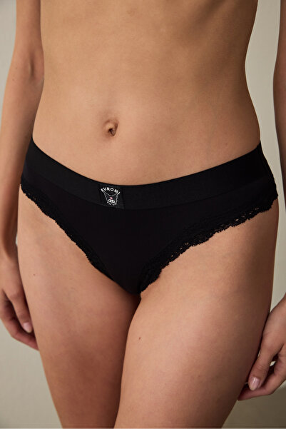 Penti Black Kromi Slip Panties