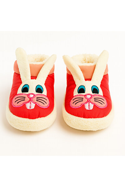 Shoebuo Bebek Çocuk Figürlü Panduf Kaymaz Tabanlı Sevimli Ev Botu Ev Ayakkabısı