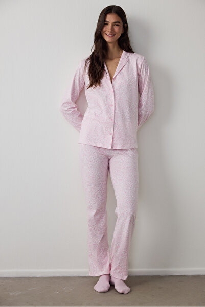Penti Pink Quinn Shirt Pants Pajama Set
