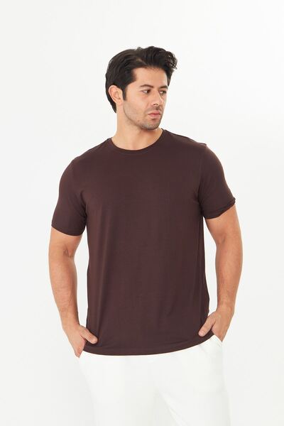 masso Ανδρικό μπλουζάκι από βισκόζη με απαλή υφή, άνετο και αναπνεύσιμο ύφασμα