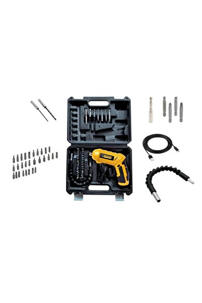 Meşem MEŞEM 141 ŞARJLI TORNAVİDA SETİ DÖNERLİ GÖVDE 37 PARÇA