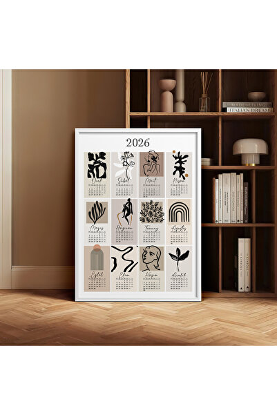 HOMEPACK Masa cu afiș cu calendar unic înrămat TK/191