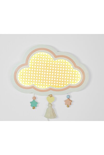Linvia Kids Bulut - Çocuk Ahşap LED Gece Lambası