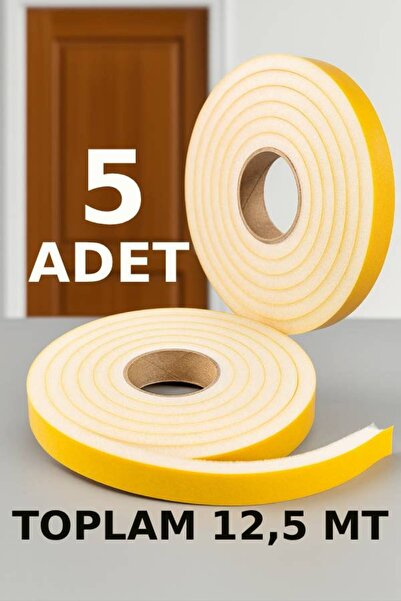 nistabolje 5 bucăți bandă adezivă pentru uși, burete izolator termic și fonic, rezistent la frig și praf