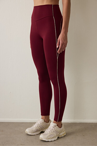 Penti Burgundy Medium Support High Waist Leggings