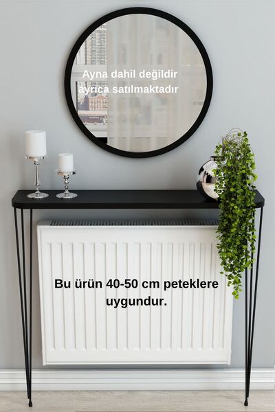 TALAŞTOZUM 60 cm siyah oval petek üstü dresuar (40-50cm peteklere uygundur)