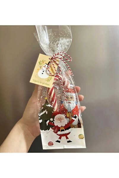 Neşeli Dükkan Şeker Çikolata Paketi Yılbaşı Baston şeker Noel Baba Çikolata S...