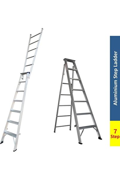 Zamil Ladders Aluminum Ladder 7 Steps - DPL/7 - 7 ft (2.1 m)