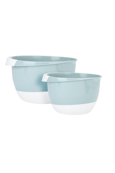 Excellent Houseware Set of two mixing/serving bowls, polypropylene, 2 and 3.5...