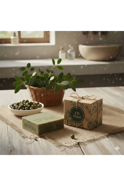 mintola صابون سييرت بيتيم الأصلي طبيعي 100% (مضاد لتساقط الشعر، القشرة، الحكة، والإكزيما)