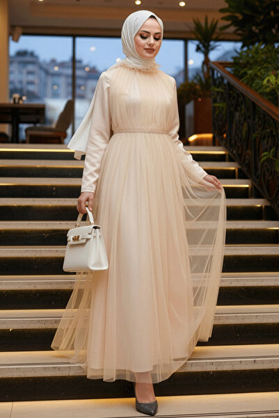 Neva Style Сукня з бісером та лососевим принтом 2203SMN