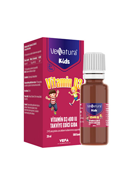VeNatura Kids Vitamin D3 400ıu Damla 20ml