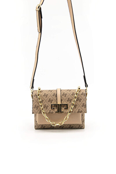 Silver Polo KoyuBej - Ten SP1148 Kadın Çapraz Çanta