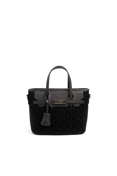 Silver Polo Черна дамска чанта SP1185