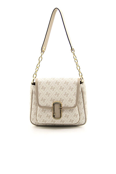 Silver Polo Бежово-пясъчна дамска чанта за през рамо SP1147