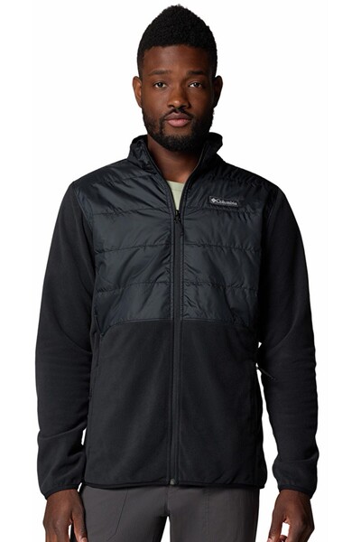 Columbia بازين بوت ™   جاكيت فليس كامل السحاب للرجال 2101761010 أسود