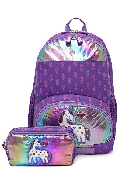 U.S. Polo Assn. Amerikai Polo. Assn. Lány iskolatáska készlet PLSET2421820