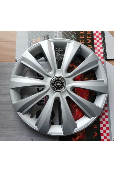 Universal Opel Astra/Corsa/Vectra Uyumlu 16"inç Jant Kapağı 4'lü Takım Amblem Hediyeli