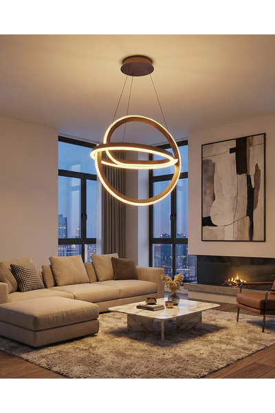 Özcan Aydınlatma 2733-1A-20 Galaksi 46cm Sarkıt (Kumandalı Sistem) ESKİTME Renk