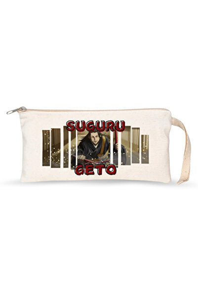Kupabaskıcısı Jujutsu Kaisen Suguru Geto Double Printed Laminated Raw Cloth P...