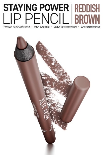 Alix Avien Suya Dayanıklı Uzun Süre Kalıcı Yumuşak Dudak Kalemi - Staying Pow...