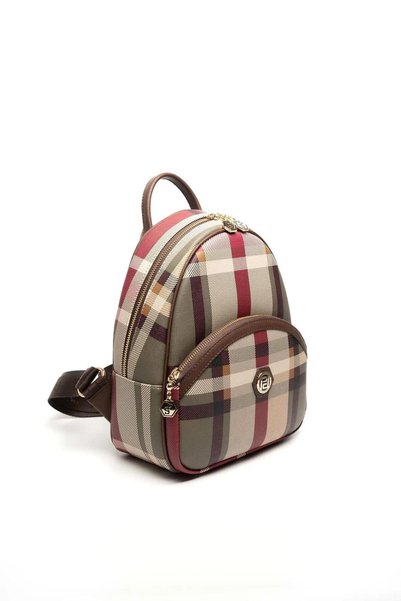 Silver Polo Rucsac de damă verde - maro Sp945