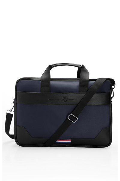 Beverly Hills Polo Club Navy Blue Women's Laptop & Briefcase 01BHPC04